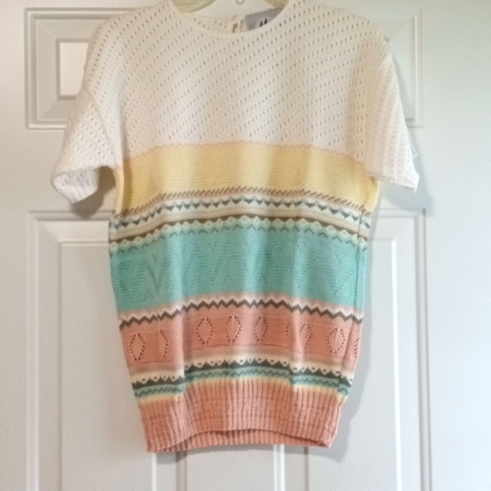 Women's Bay Point Thread Knit Top Size Small Bust 36- 38"